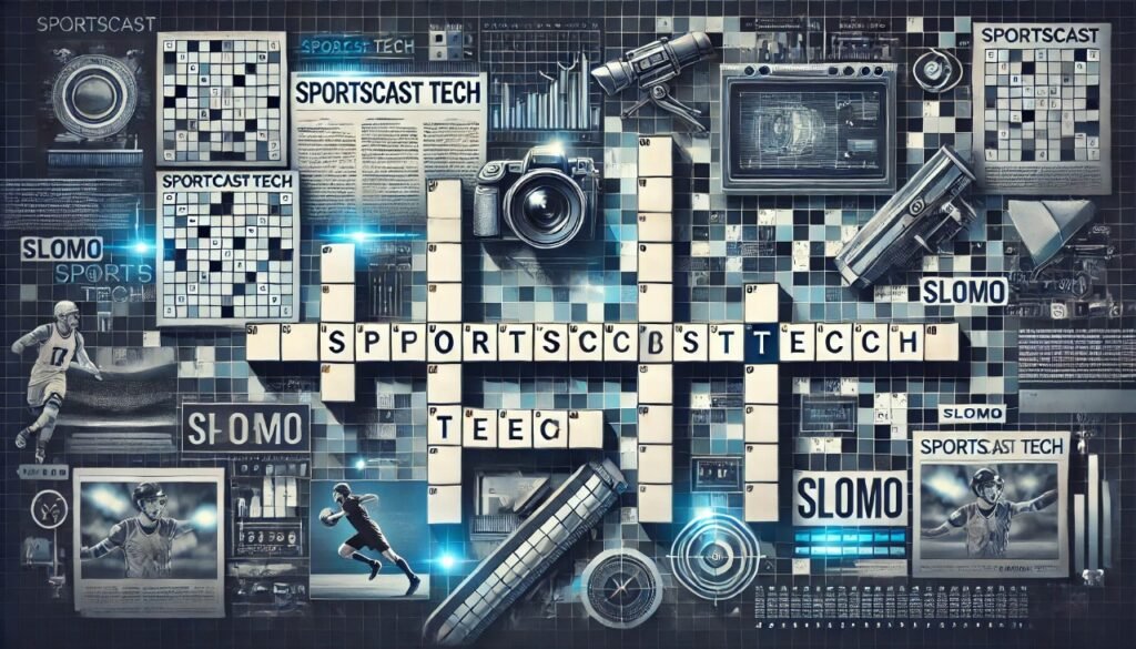 sportscast tech crossword clue